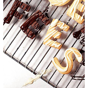 Chocolade letterkoekjes