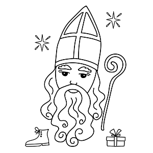 Sinterklaas met schoentje